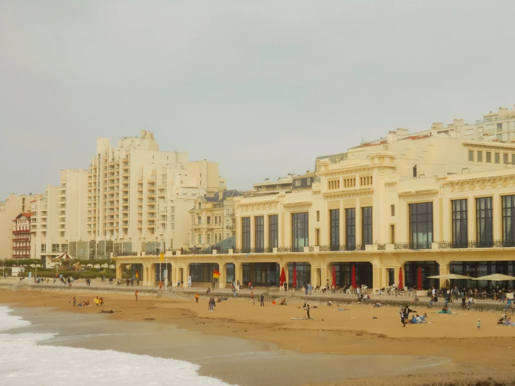 front de mer de Biarritz