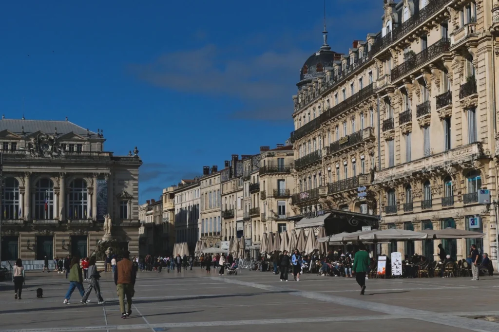 place de la comédie a Montpellier