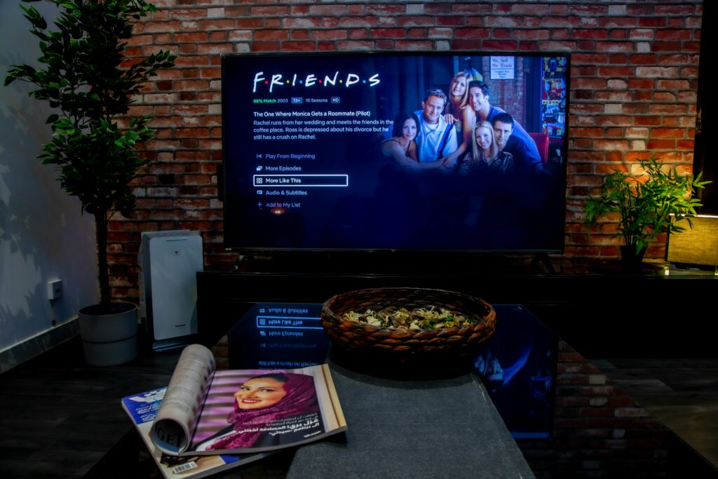 ambiance cosy pour regarder friends