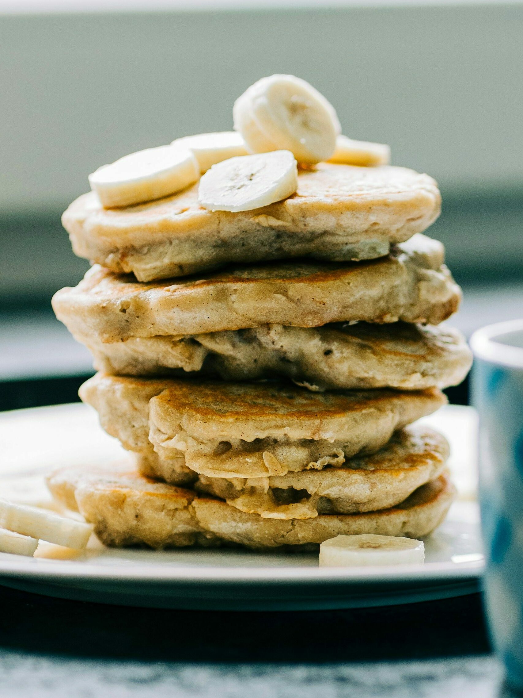 pile de pancakes banane